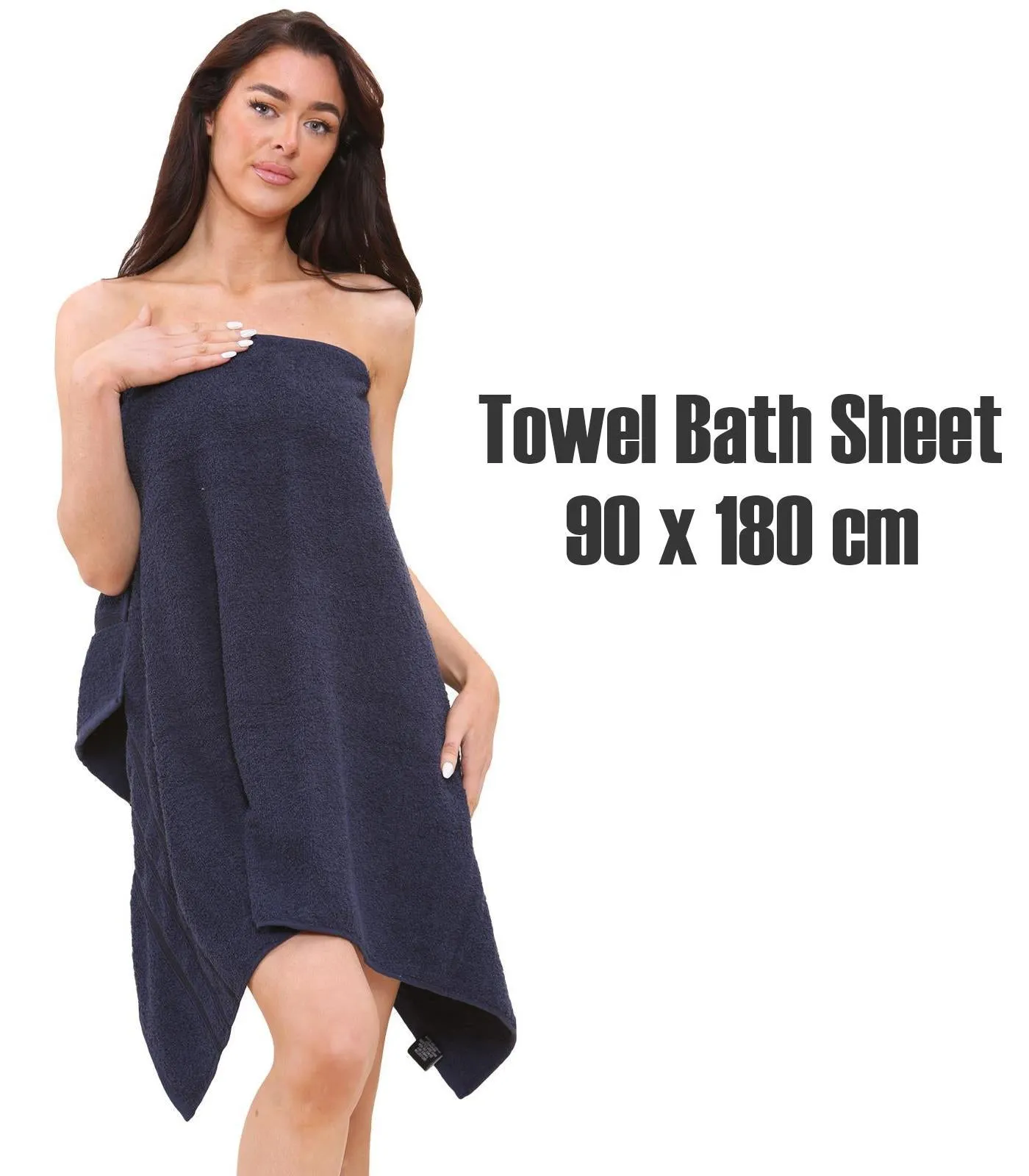 3 Pack Egyptian Cotton Soft Bathroom Towels - Set B