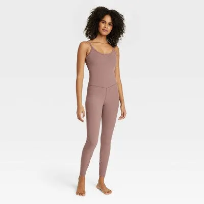 All In Motion Women's Bodysuit Workouts Yoga Active Jumpsuit