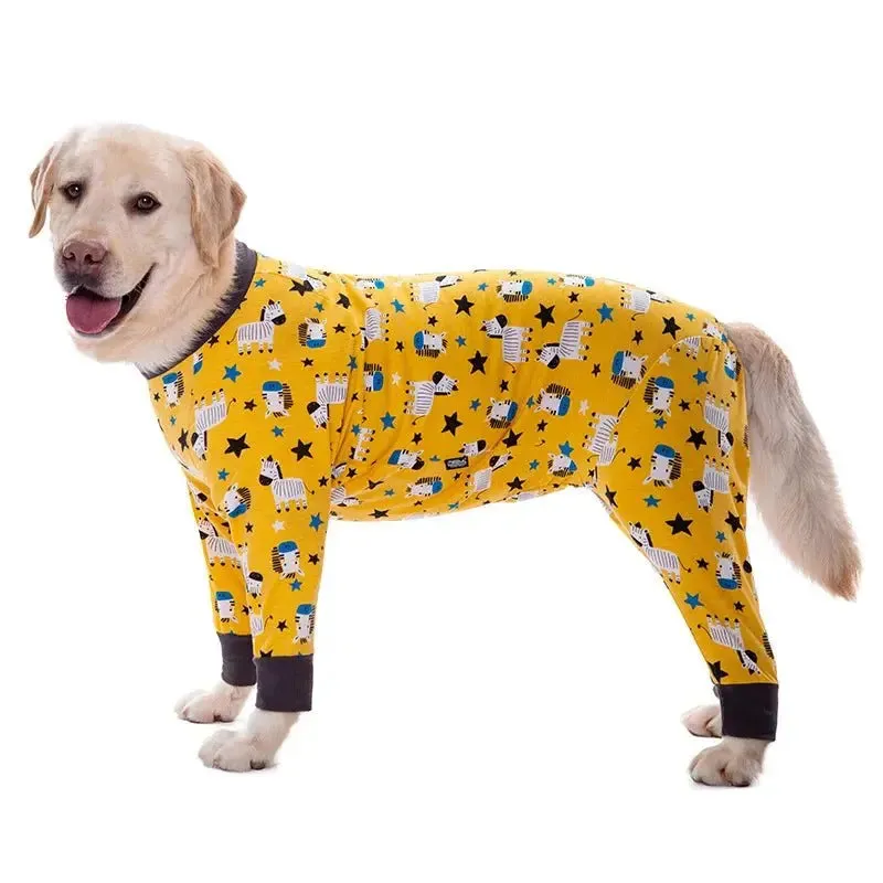 AnniePaw Cozy Anti-Lick Dog Jumpsuit for Medium & Large Breeds-A