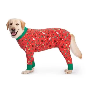 AnniePaw Dog Anti-Lick Recovery Suit Cozy Full Belly Jumpsuit