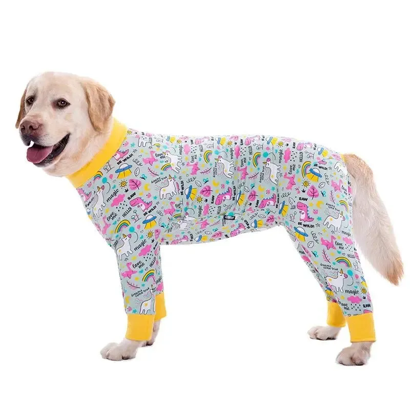 AnniePaw Dog Anti-Lick Recovery Suit Cozy Full Belly Jumpsuit