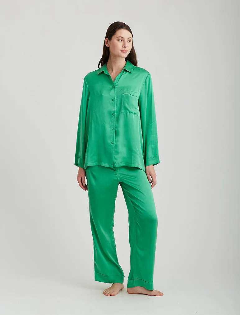 Audrey Washable Silk Full Length PJ