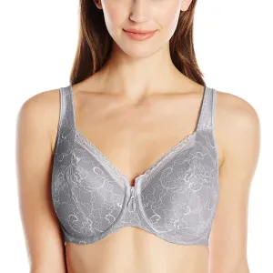 Bali Women's Satin Tracings Lace Minimizer Underwire Bra #3446