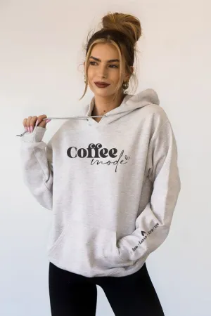 Coffee Mode Graphic Hoodie *Online Only*