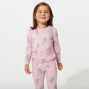 Dreamcatcher Pink Bamboo Kids Pajamas