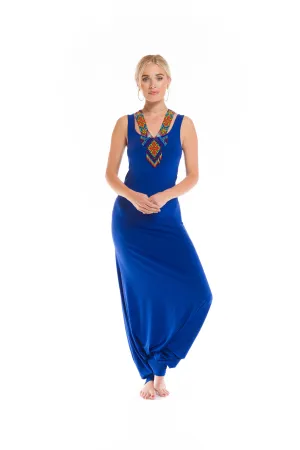 FITTED JUMPSUIT COBALT BLUE