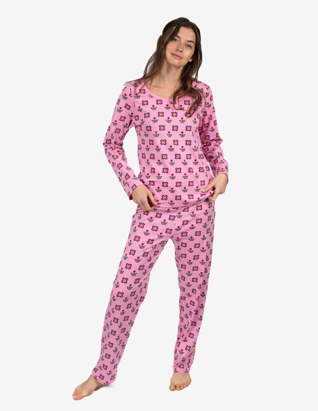 Flower Pot Matching Family Pajama Set