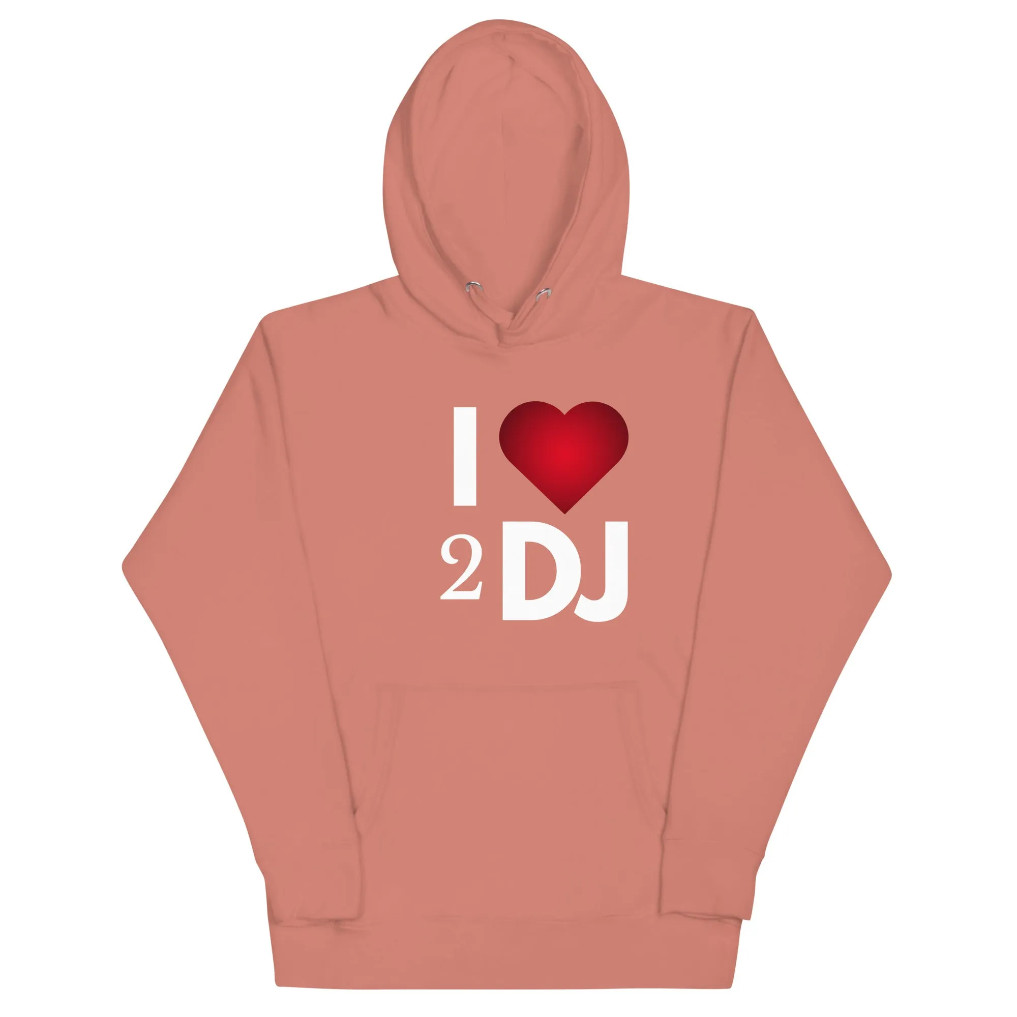 I Love 2 DJ Unisex Hoodie