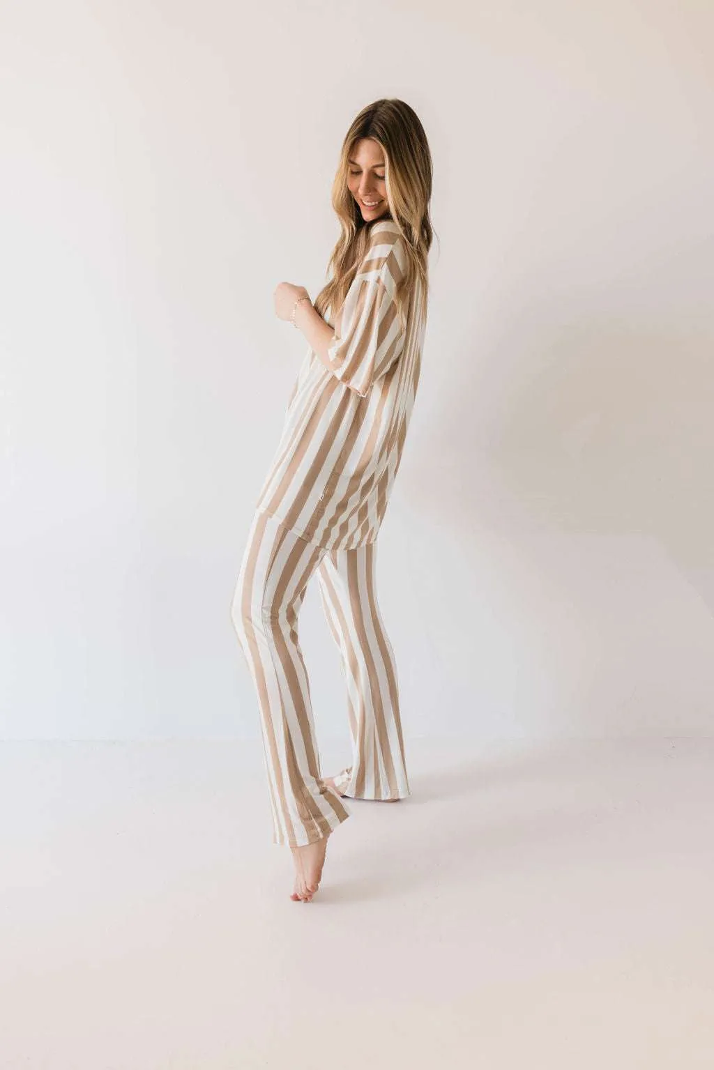 Kal Stripe | Nursing Friendly Pajamas