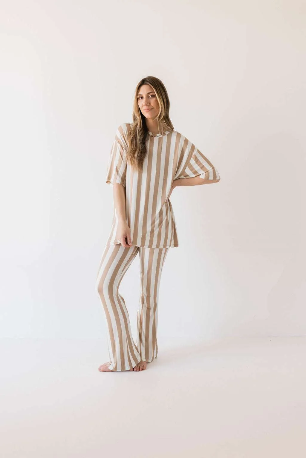 Kal Stripe | Nursing Friendly Pajamas