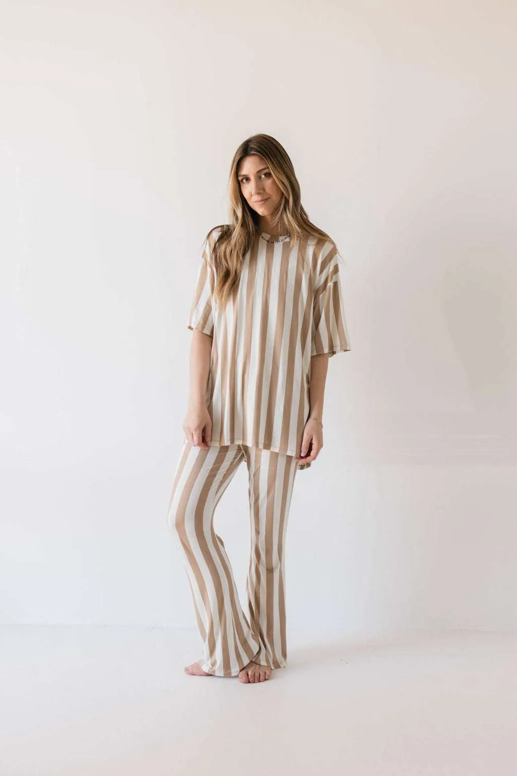 Kal Stripe | Nursing Friendly Pajamas