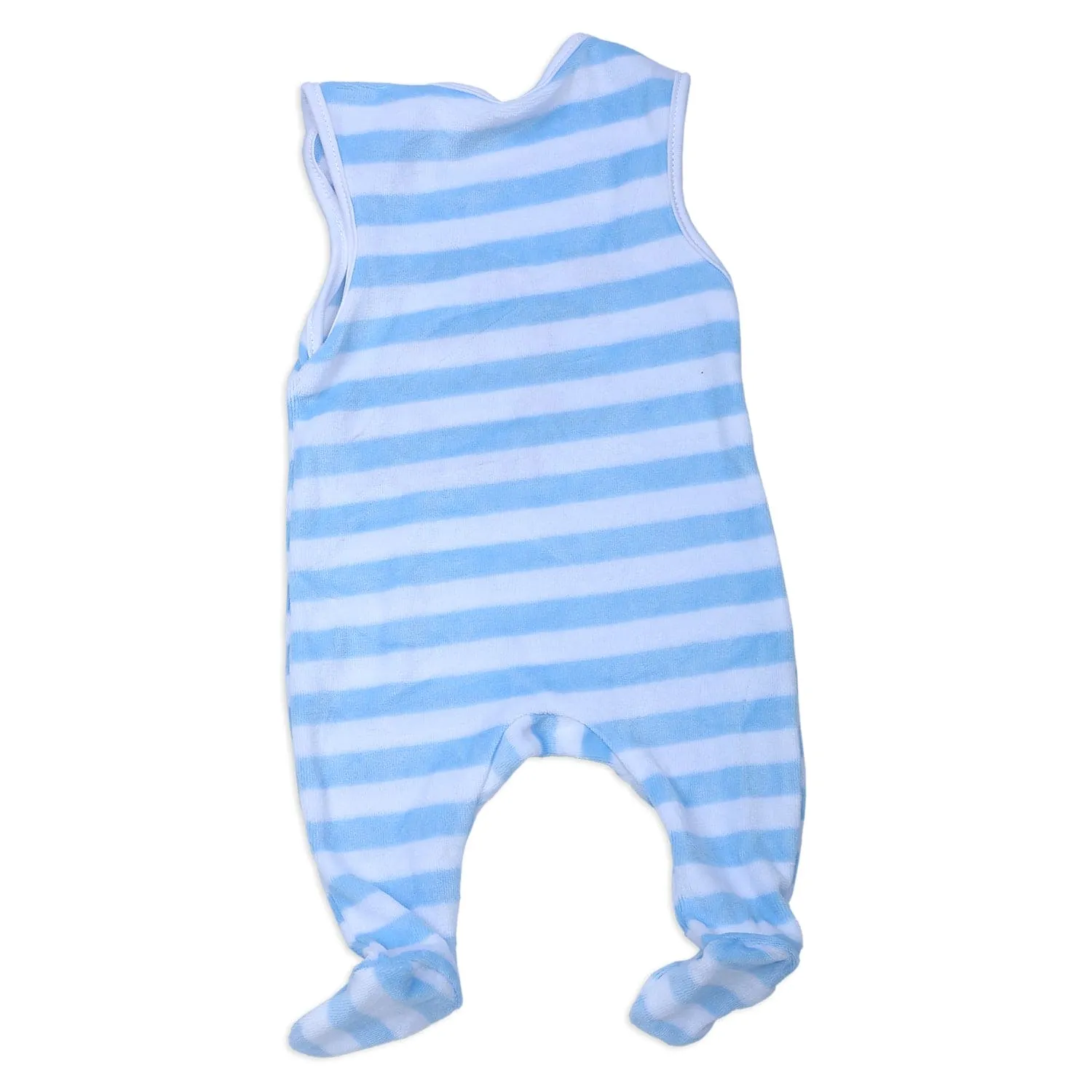 Little Driver Infant 2 Piece Full Sleeves Tshirt And Romper Set - Blue