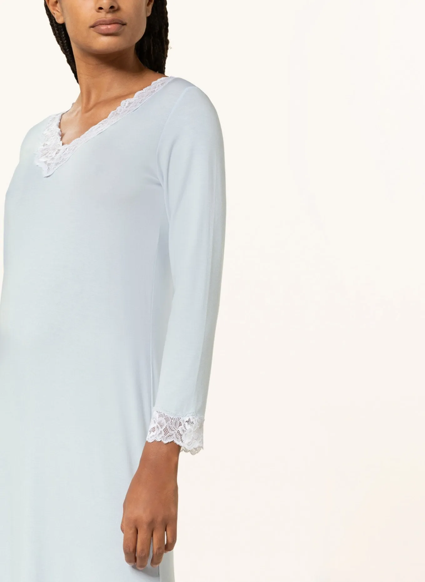 Nightgown CALIDA ELEGANT DREAMS, light blue