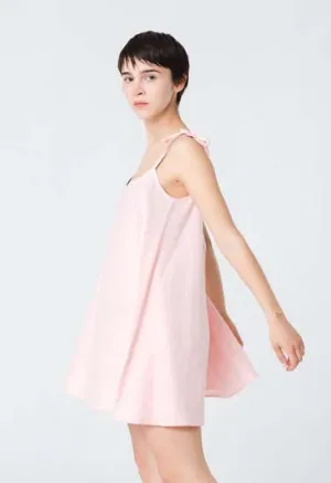 "Womenâ€™s" Pink Pure Cotton Sleepwear