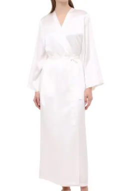 Ranula Pure Silk Full Length Dressing Gown (In stock, 3 day delivery)