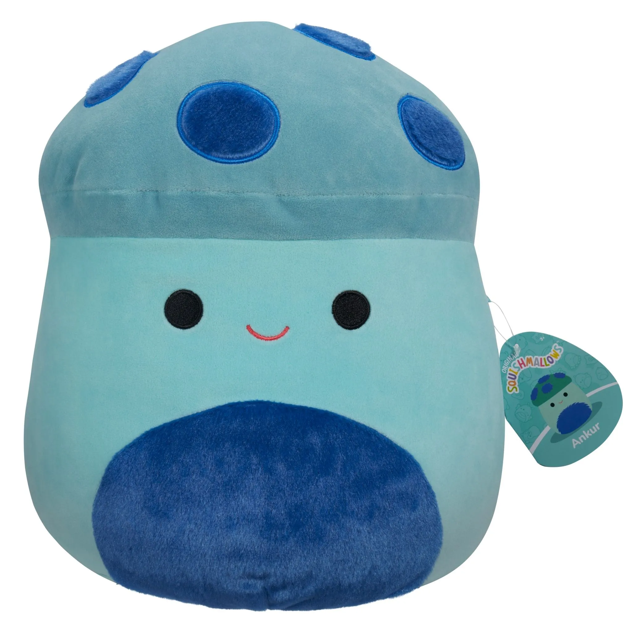 Squishmallows 12 Inch Plush  Ankur Teal Mushroom