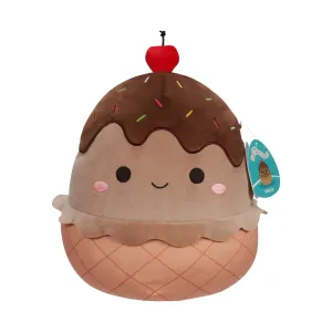 Squishmallows 12 Inch Plush S17  Marta Chocolate Ice Cream Sundae