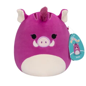 Squishmallows 7.5 Inch Plush  Jenna Purple Boar