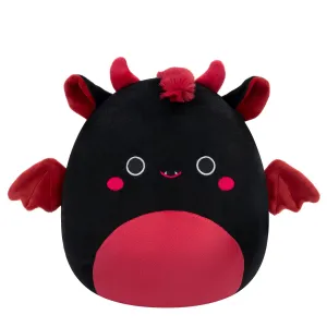 Squishmallows 7.5 Inch Plush S20 Rebecca  Black And Maroon Jersey Devil