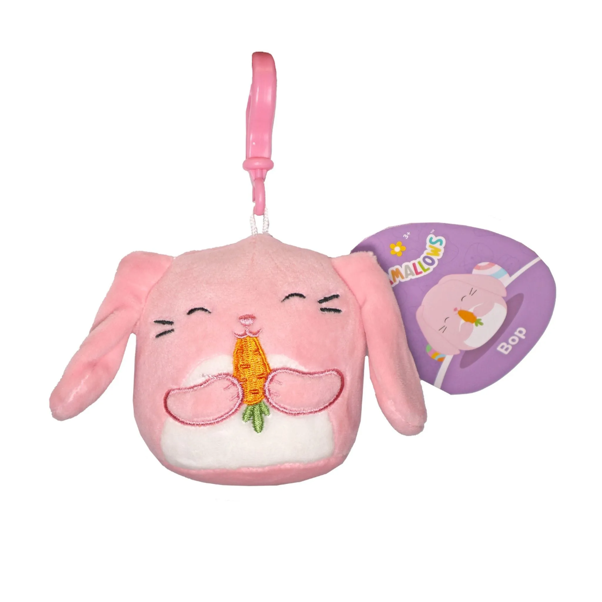 Squishmallows Easter Season Plush Clip-On Bop The Bunny