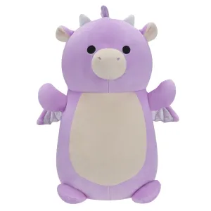 Squishmallows Hugmees 10 Inch Plush S16 Dina Purple Dragon