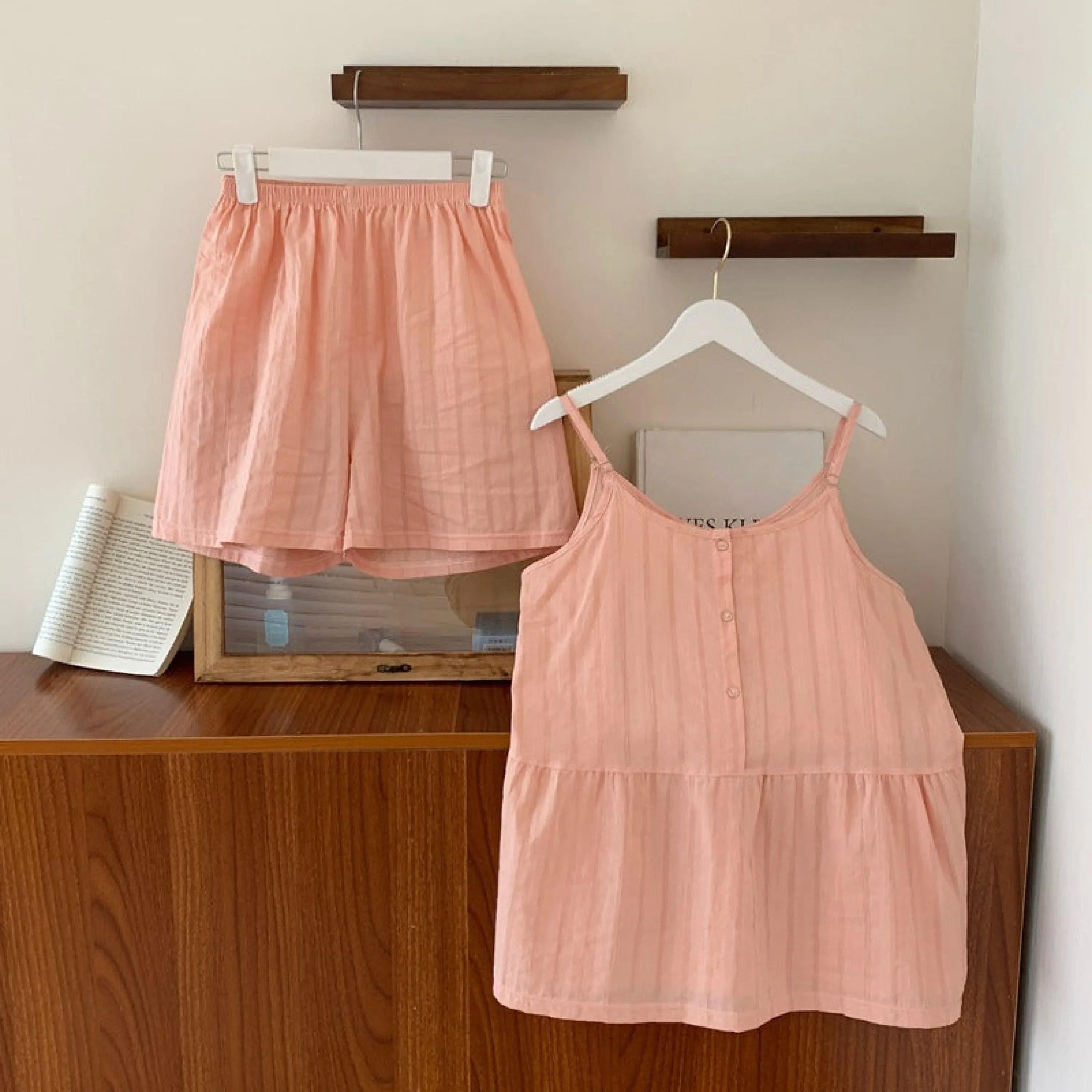 Tank Shorts Pajama Set (4 Colors)