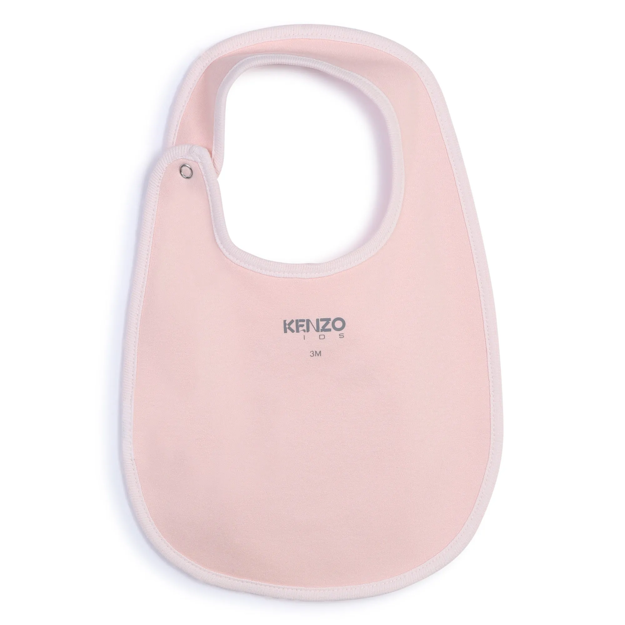 Veiled Pink Velour Footie   Hat   Bib Set