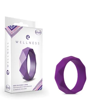 Wellness Geo C Ring - Purple