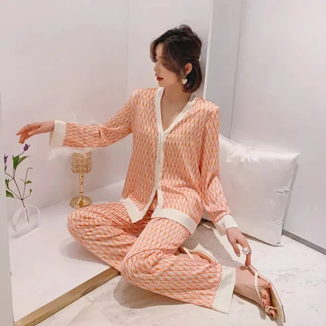 Women's Luxury Nightwear Pyjama Set