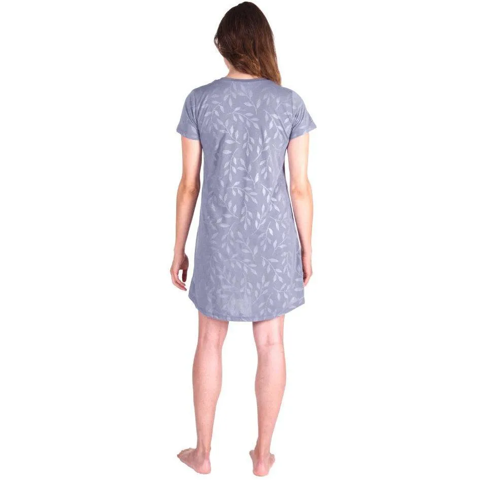 Women's Moisture Wicking Scoop Neck Nightshirt/Cover-up