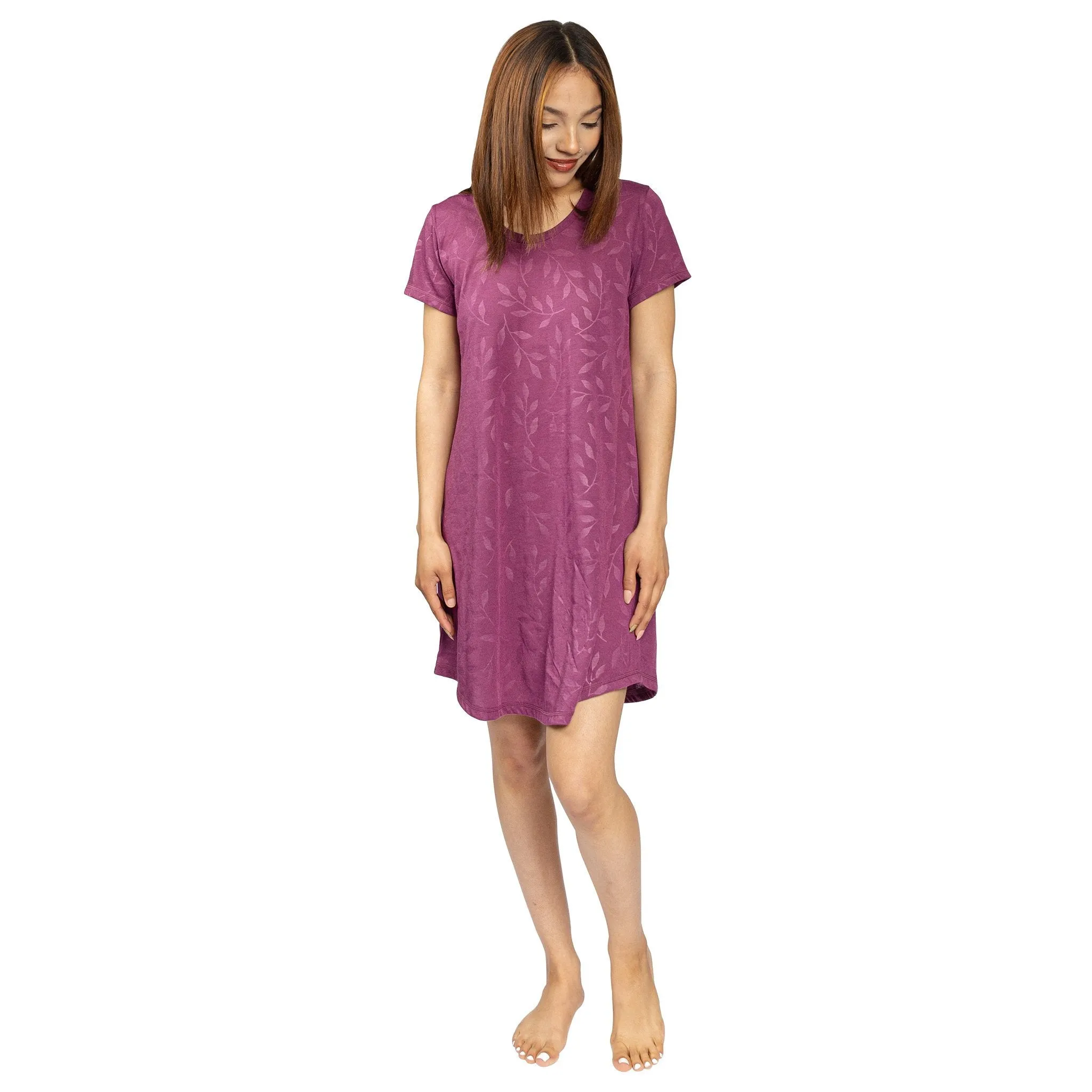 Women's Moisture Wicking Scoop Neck Nightshirt/Cover-up