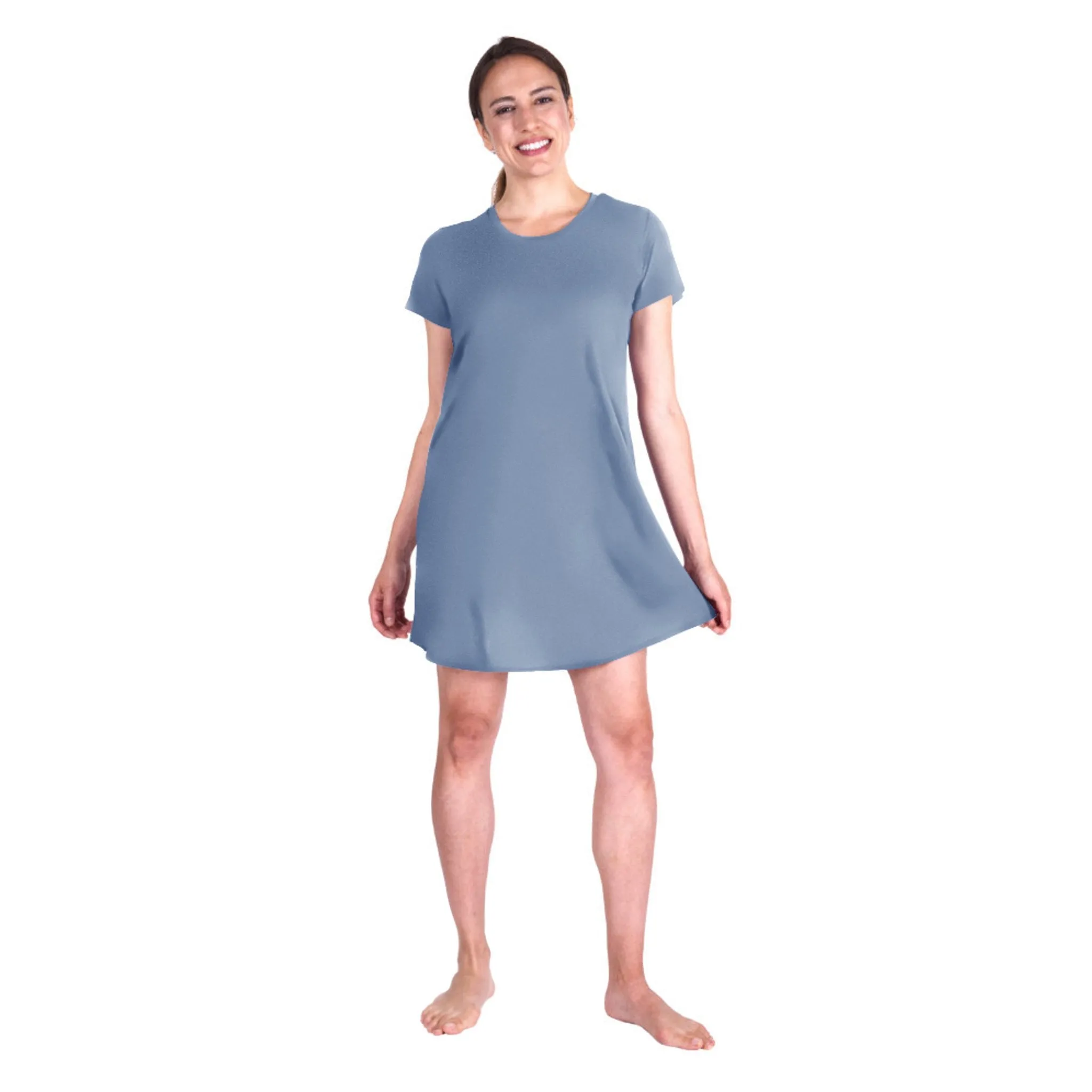 Women's Moisture Wicking Scoop Neck Nightshirt/Cover-up